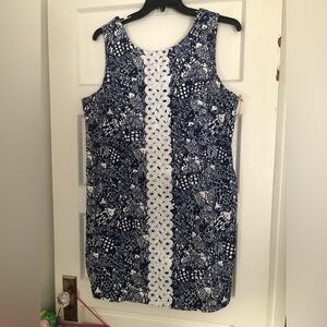 Lilly Pulitzer for Target Blue and White Mini Dress size 20W women’s